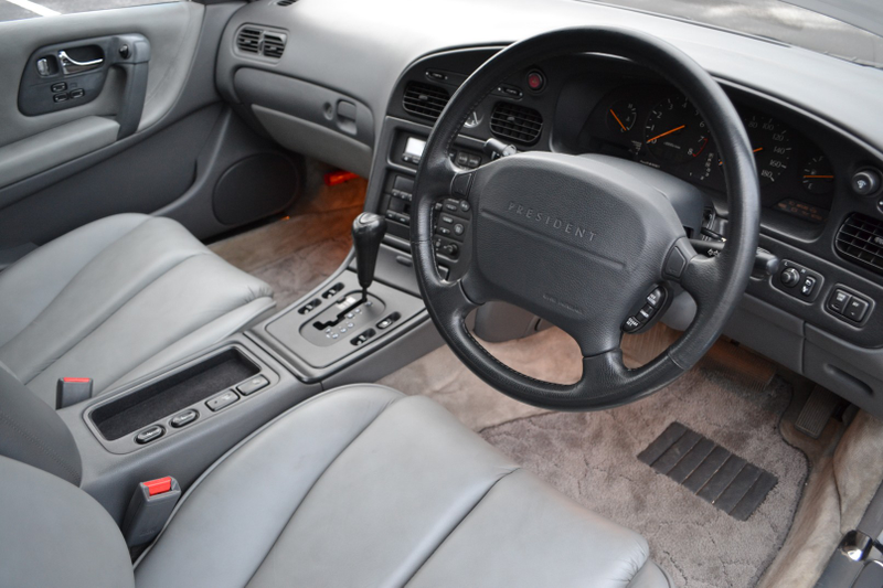 Illustration for article titled This Obscenely Luxurious 1990 Nissan President Sovereign Will Raise Your Status In Life